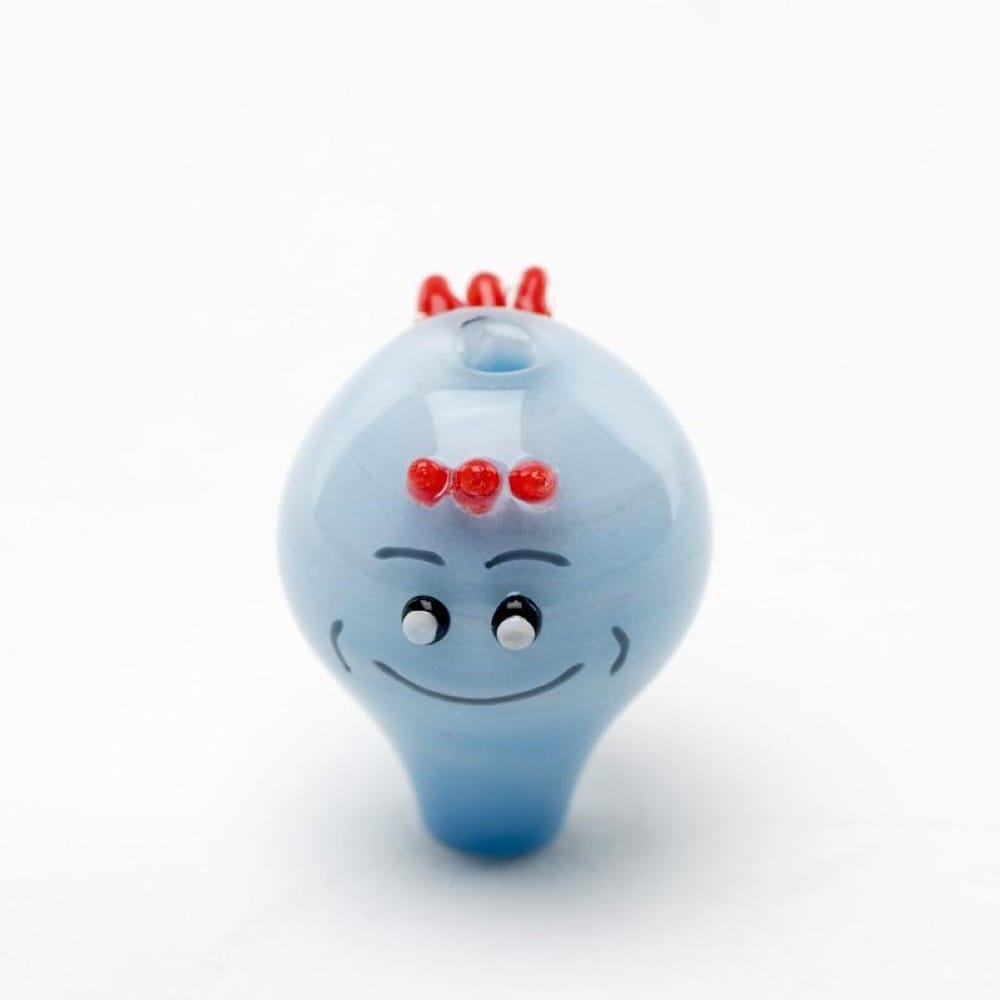 Empire Glassworks Puffco Peak Blue Twins Carb Cap - 4