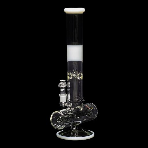 ROOR Tech 18" Inline Bong "Smokey Grey & White" 04