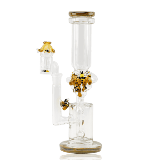 Empire Glassworks Save The Bee's Recycler Water Pipe 01