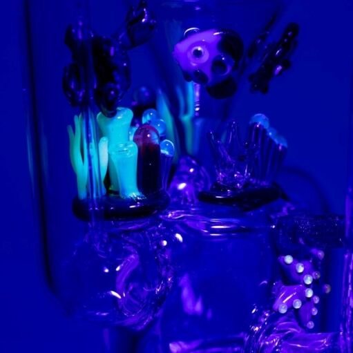 Empire Glassworks Under The Sea Recycler Water Pipe 17