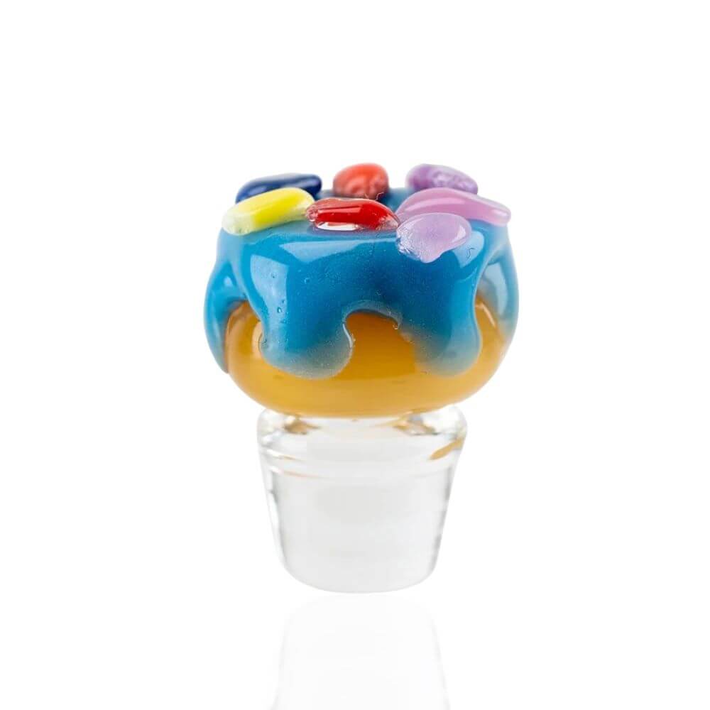 Empire Glassworks Blue Donut Puffco Peak Pro Carb Cap - 03