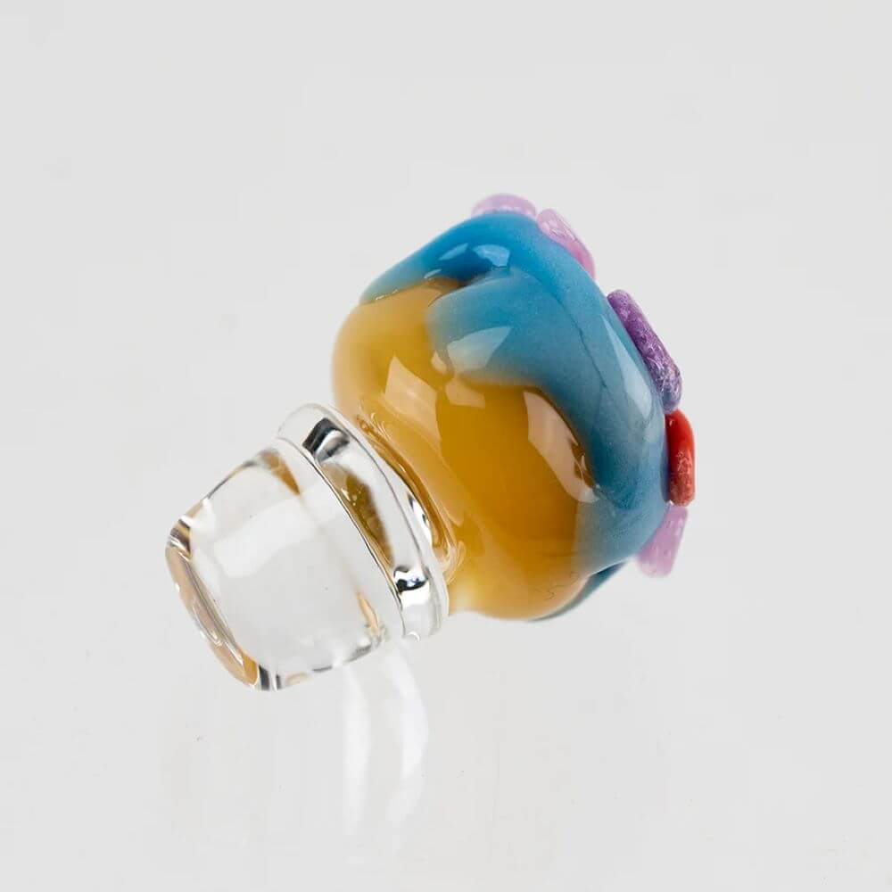 Empire Glassworks Blue Donut Puffco Peak Pro Carb Cap - 04