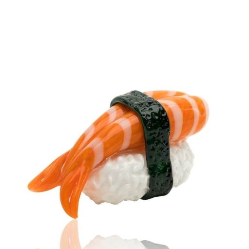 Empire Glassworks "Sushi Shrimp Nigiri" Hand Pipe