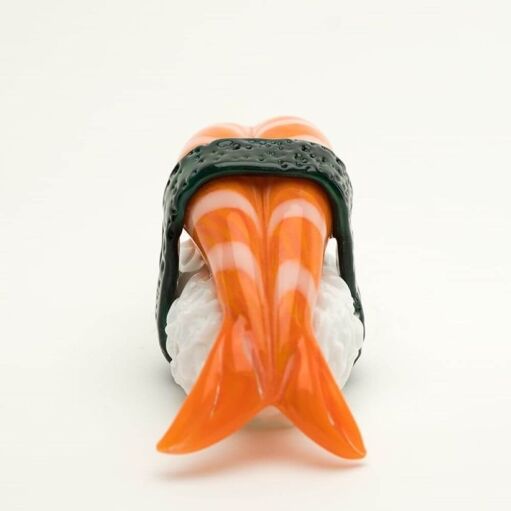 Empire Glassworks "Sushi Shrimp Nigiri" Hand Pipe - 4