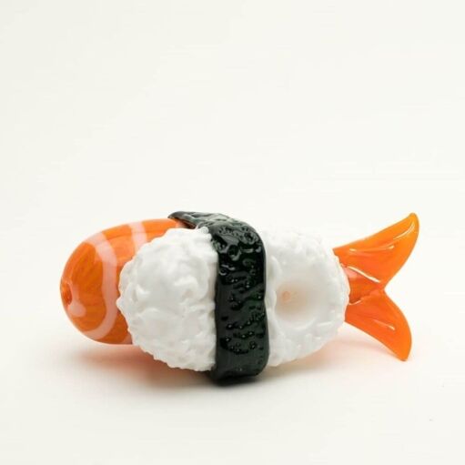 Empire Glassworks "Sushi Shrimp Nigiri" Hand Pipe - 7