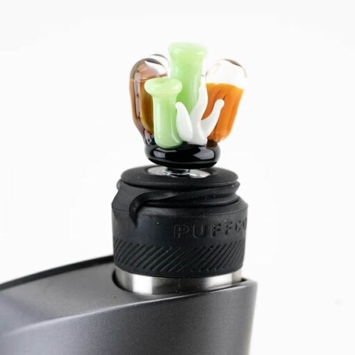 Empire Glassworks Coral Reef Puffco Peak Pro Carb Cap - 01