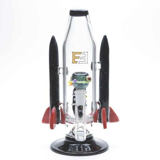 Empire Glassworks Galactic Flagship Rocket Ship Water Pipe 02