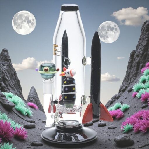 Empire Glassworks Rocket Ship Bong