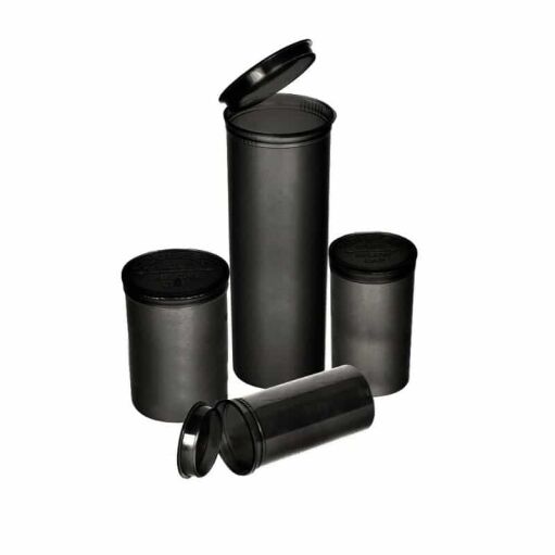 Philips Rx Child Resistant Pop Top Bottle 19 Dram – Black