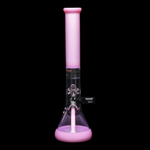 ROOR Custom Classic 18″ Beaker Bong 50x5mm – Pink - 03