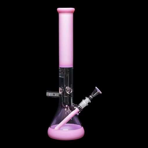 ROOR Custom Classic 18″ Beaker Bong 50x5mm – Pink - 05