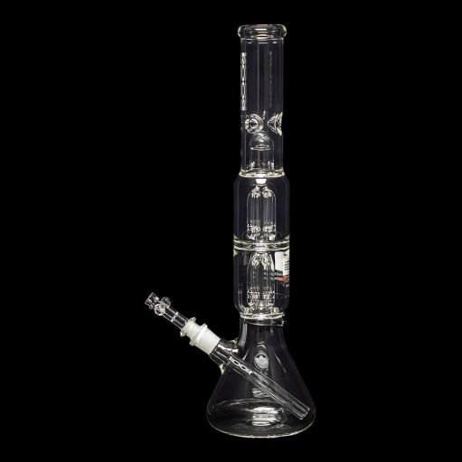 ROOR Tech 17" Double 4-Arm Tree Perc Beaker Water Pipe - 01