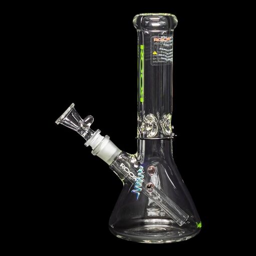ROOR Mini 10" Beaker Water Pipe 40x7mm - Green - 01