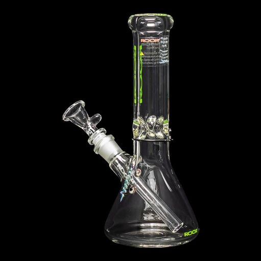 ROOR Mini 10" Beaker Water Pipe 40x7mm - Green - 02