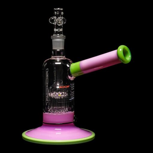 ROOR Tech Fixed Stem 8" 10-Arm Tree Bubbler - Pink & Mint - 02