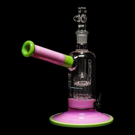 ROOR Tech Fixed Stem 8" 10-Arm Tree Bubbler - Pink & Mint - 04