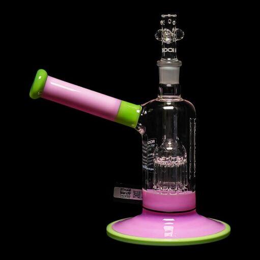 ROOR Tech Fixed Stem 8" 10-Arm Tree Bubbler - Pink & Mint - 05