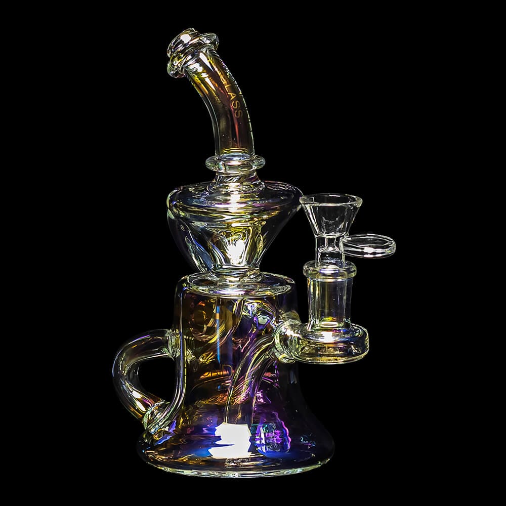 Diamond Glass Bottles Recycler - Fumed - 02