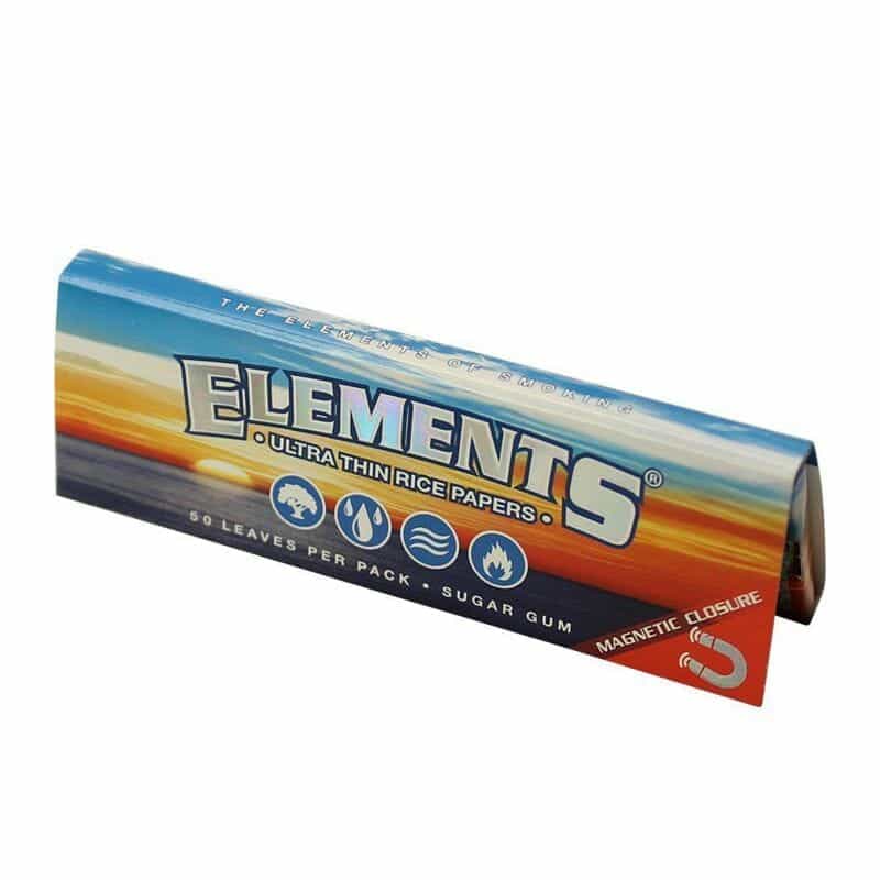Elements Rice Rolling Papers 1-1/4" - 1 pk