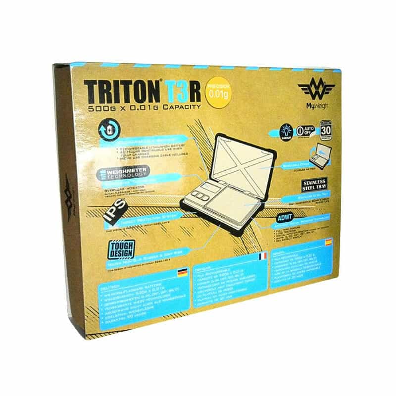 My Weigh Triton T3 Rechargeable Digital Scale 500G - 4