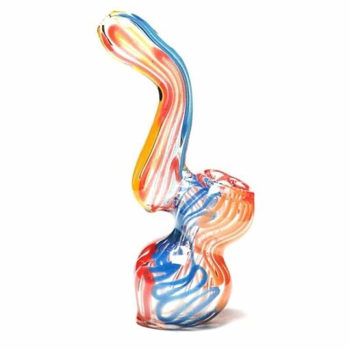Generic Label Candy Cane Bubbler 4.5" - Assorted Colors - 1 pc - 7