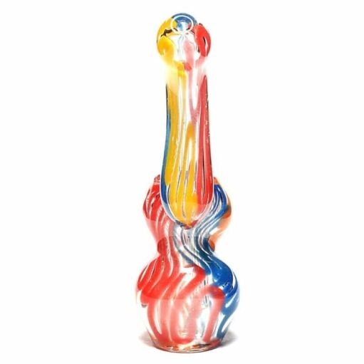 Generic Label Candy Cane Bubbler 4.5" - Assorted Colors - 1 pc - 6