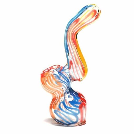 Generic Label Candy Cane Bubbler 4.5" - Assorted Colors - 1 pc - 6