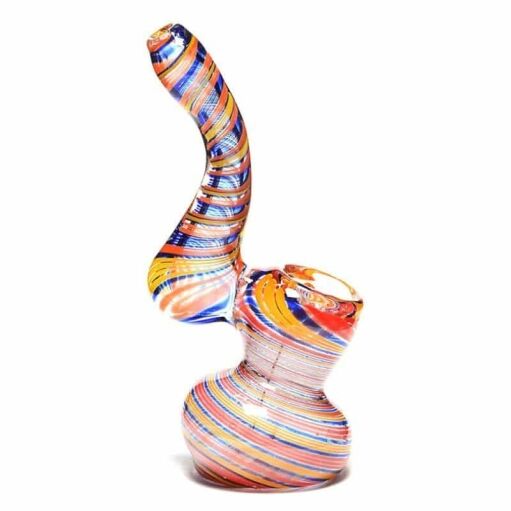 Generic Label Candy Cane Bubbler 4.5" - Assorted Colors - 1 pc - 5