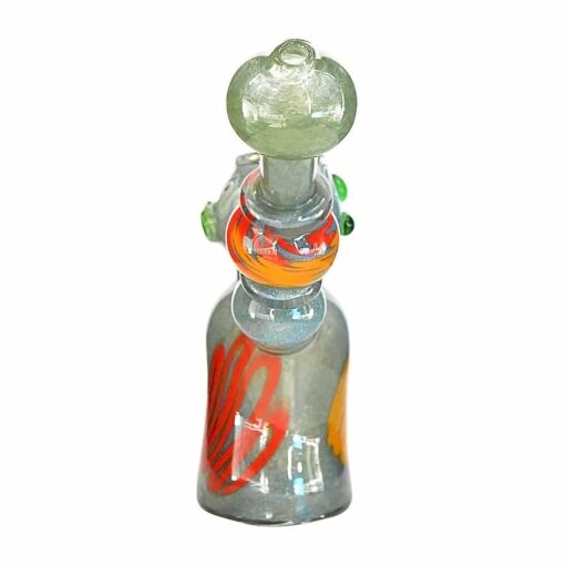 4:20 Generic Label 5.5" Rasta Marble Hammer Bubbler - Assorted Colors / 2