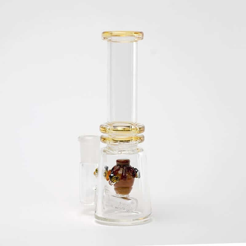 Empire Glassworks Mini Beaker "Beehive" Water Pipe - 2