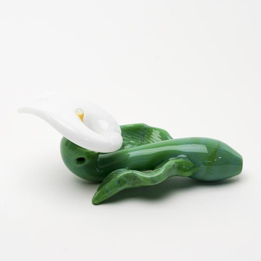 Empire Glassworks Calla Lily Sherlock Hand Pipe - 3