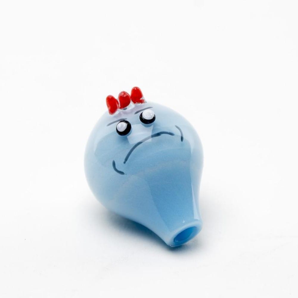 Empire Glassworks Puffco Peak Blue Twins Carb Cap - 5