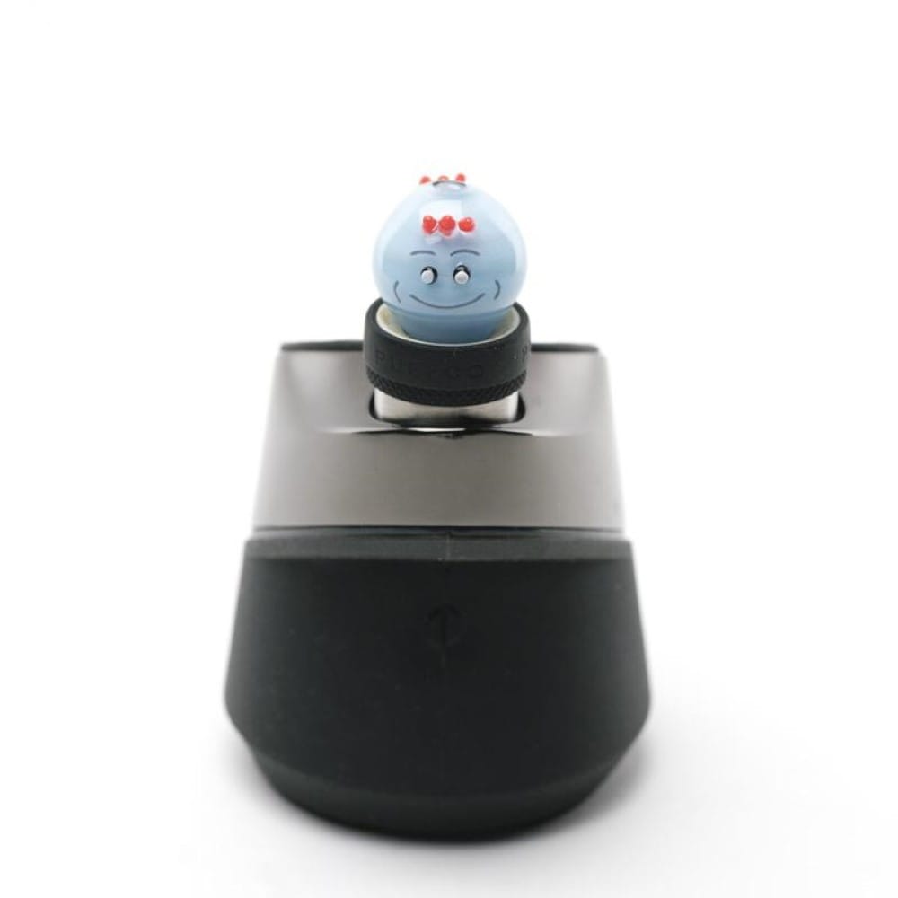 Empire Glassworks Puffco Peak Blue Twins Carb Cap - 2