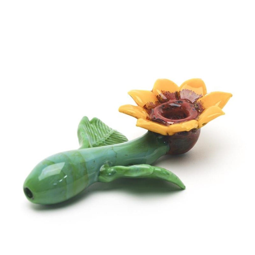 Empire Glassworks Sunflower Sherlock Hand Pipe - 2
