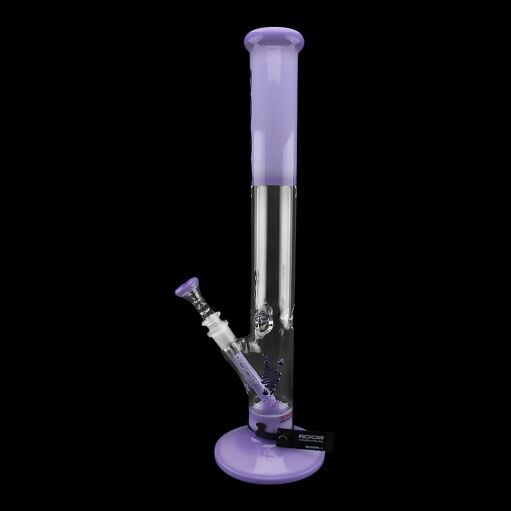ROOR Custom Classic 18" Straight Water Pipe 50mm x 5mm - Purple - 003