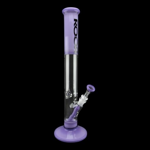 ROOR Custom Classic 18" Straight Water Pipe 50mm x 5mm - Purple - 008