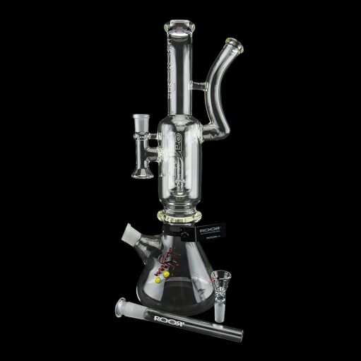 ROOR X Eleven30 2-in-1 15" Mini Beaker Water Pipe & Dab Rig - 009