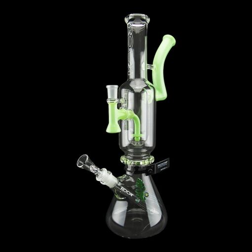 ROOR X Eleven30 2-in-1 16″ Beaker Water Pipe/Dab Rig – Mint Green - 008