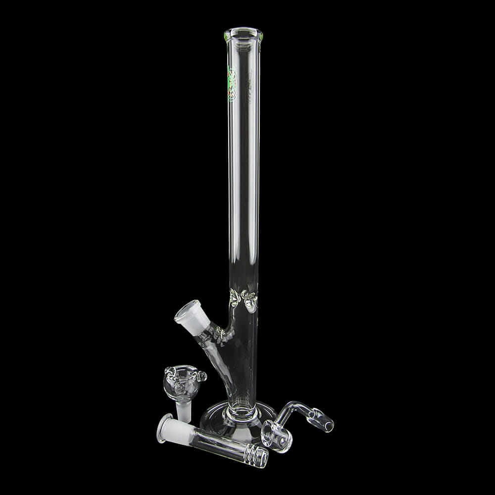 14" Skinny Straight Tube Water Pipe / Dab Rig - 10