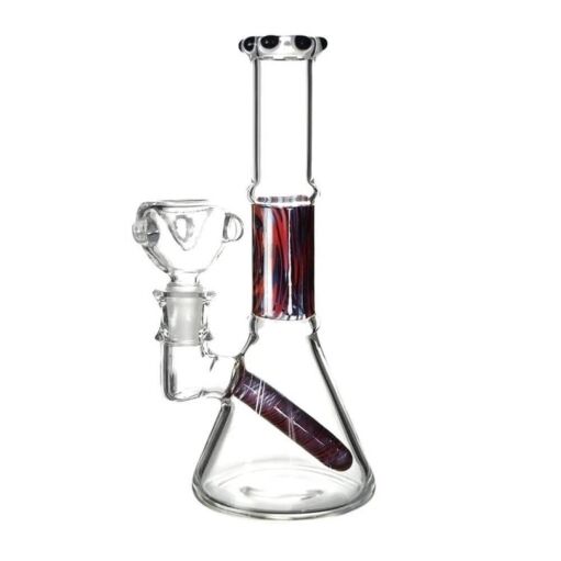 7" Black & Reversible Water Pipe - 01
