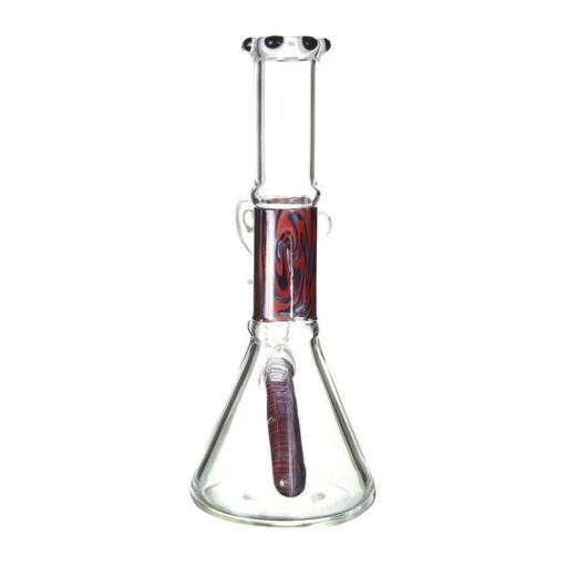 7" Black & Reversible Water Pipe - 02