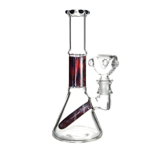 7" Black & Reversible Water Pipe - 03