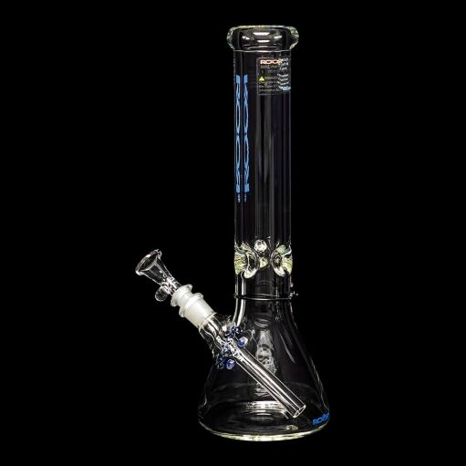 ROOR Classic 14" Thick Beaker Water Pipe 50mm x 9mm - Too Blue - 02
