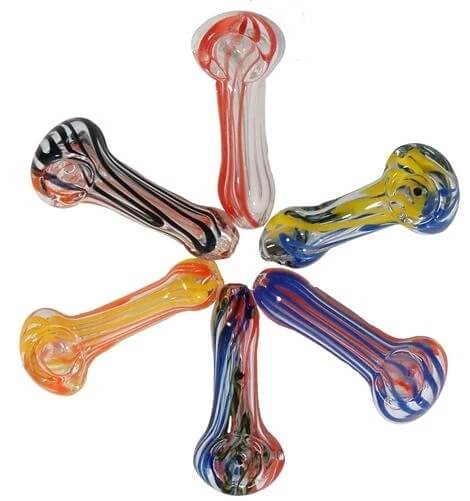 Swirl Spoon Mini Hand Pipe - 2-3" - 01