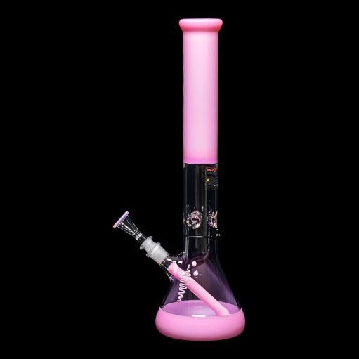 ROOR Custom Classic 18″ Beaker Bong 50x5mm – Pink - 01