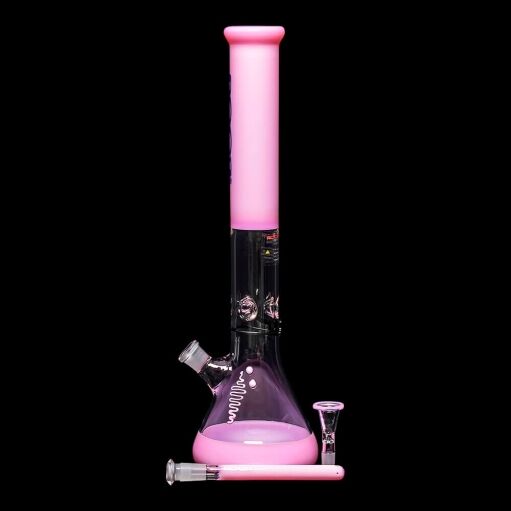 ROOR Custom Classic 18″ Beaker Bong 50x5mm – Pink - 09