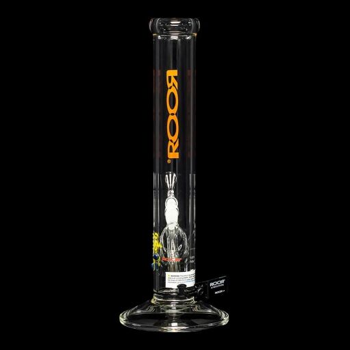 ROOR 14" Straight Tube Water Pipe - Orange - 03