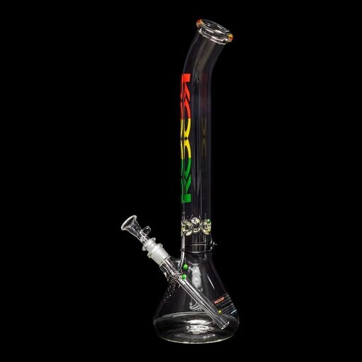 ROOR Classic 18" Beaker Bent Neck "Rasta" 02