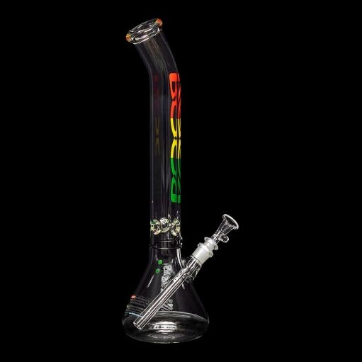 ROOR Classic 18" Beaker Bent Neck "Rasta" 04