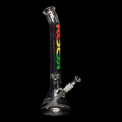 ROOR Classic 18" Beaker Bent Neck "Rasta" 06